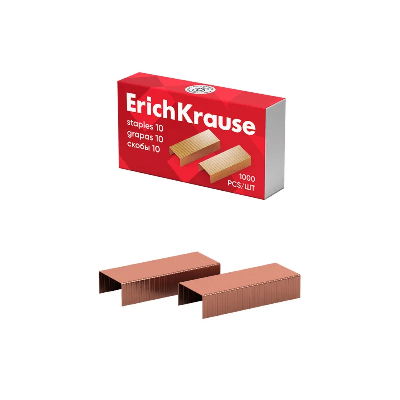 Punti Metallici Bronzati n° 10 ErichKrause - 20000 punti zincati