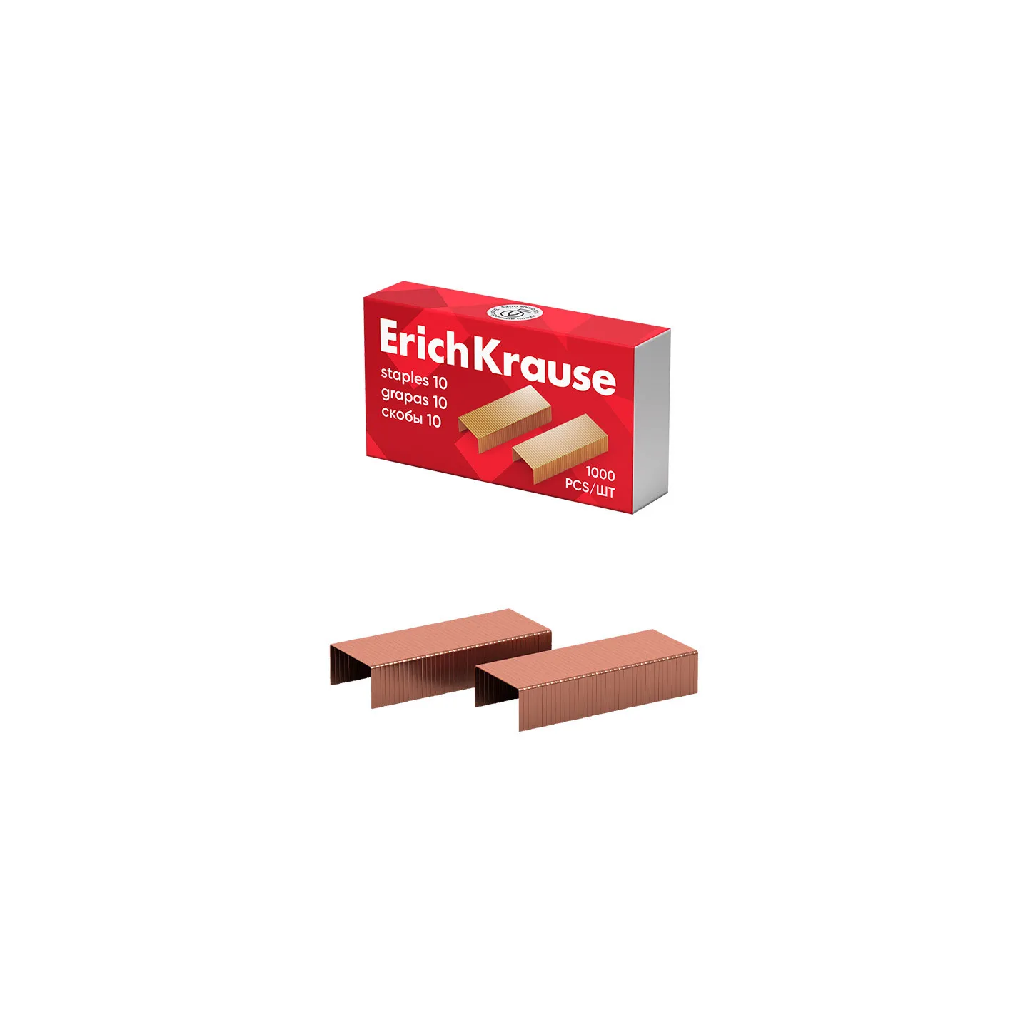 Punti Metallici Bronzati n° 10 ErichKrause - 20000 punti zincati