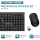 Tastiera e Mouse Cordless Atlantis Land Combo P013-AX280G+M