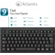 Tastiera e Mouse Cordless Atlantis Land Combo P013-AX280G+M