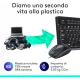 Combo Tastiera e Mouse Kit Logitech MK120 Con Cavo SUB Plug-And-Play Nero