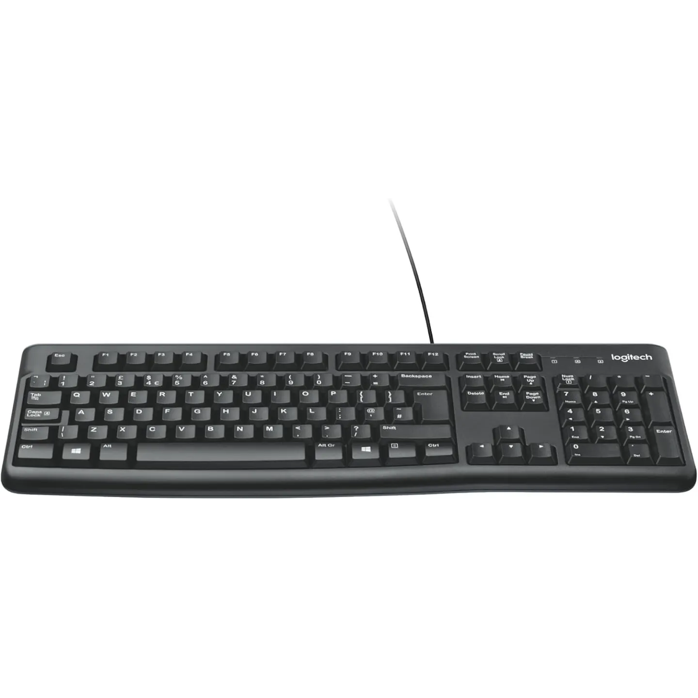 Tastiera Logitech K120 Con Cavo Plug-and-Play Nera