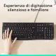 Tastiera Logitech K120 Con Cavo Plug-and-Play Nera