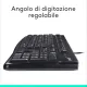 Tastiera Logitech K120 Con Cavo Plug-and-Play Nera