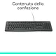 Tastiera Logitech K120 Con Cavo Plug-and-Play Nera