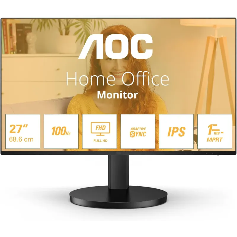 Monitor AOC 27'' IPS 100Hz Full HD Wide Frameless 27B3HA2