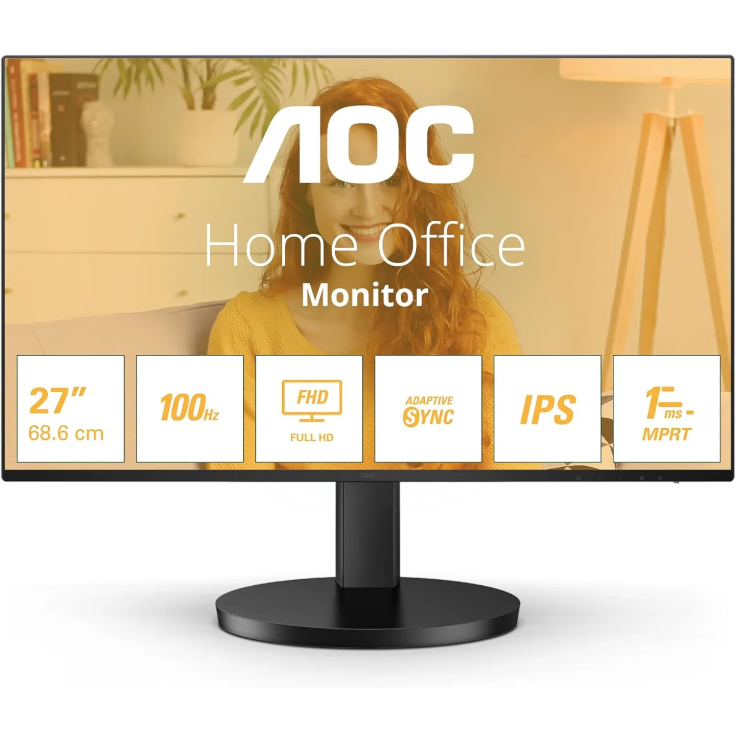 Monitor AOC 27'' IPS 100Hz Full HD Wide Frameless 27B3HA2