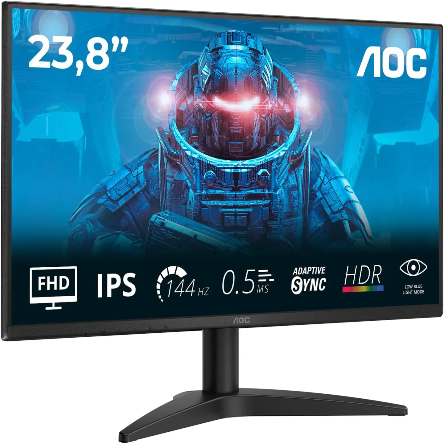 Monitor AOC 23,8 pollici IPS 144Hz Full HD Wide Frameless 24B36X