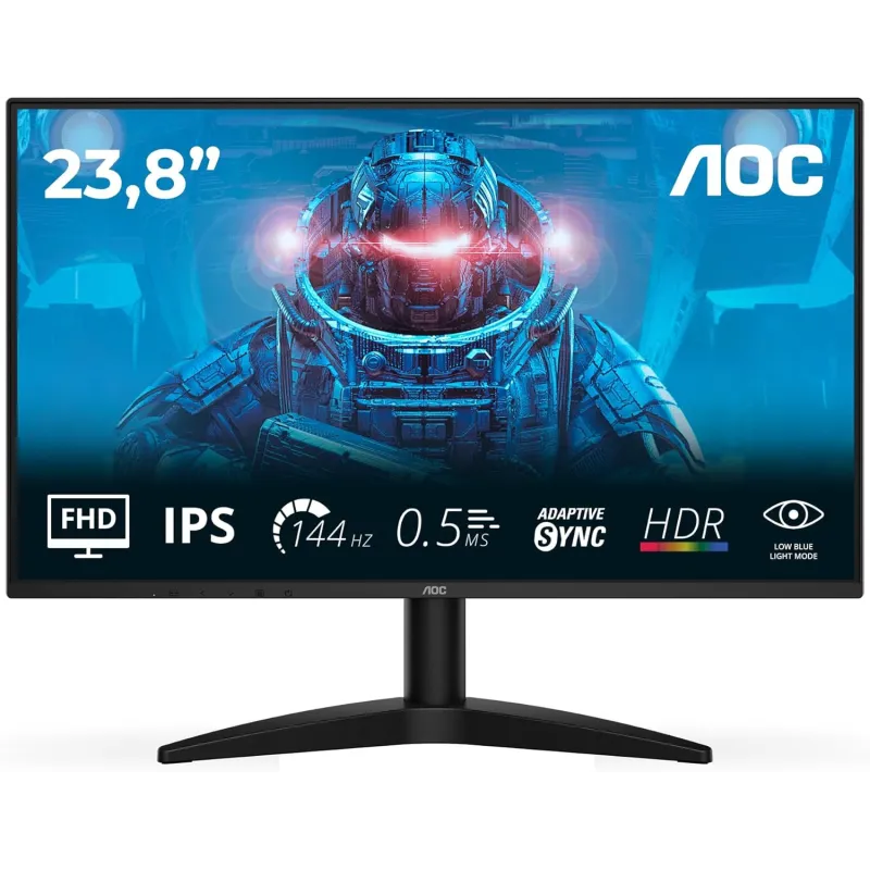 Monitor AOC 23,8 pollici IPS 144Hz Full HD Wide Frameless 24B36X