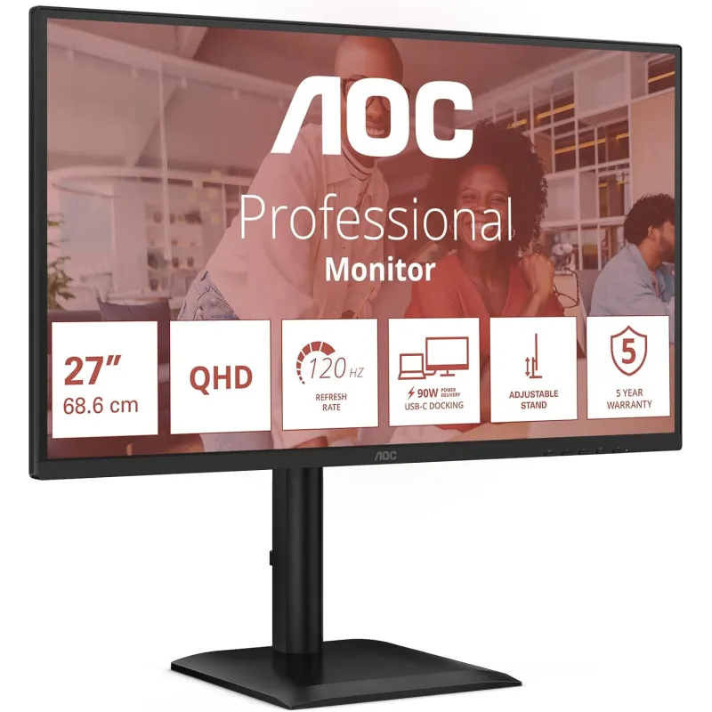 Monitor AOC 27'' IPS 120Hz Full HD Wide Frameless Q27E4U