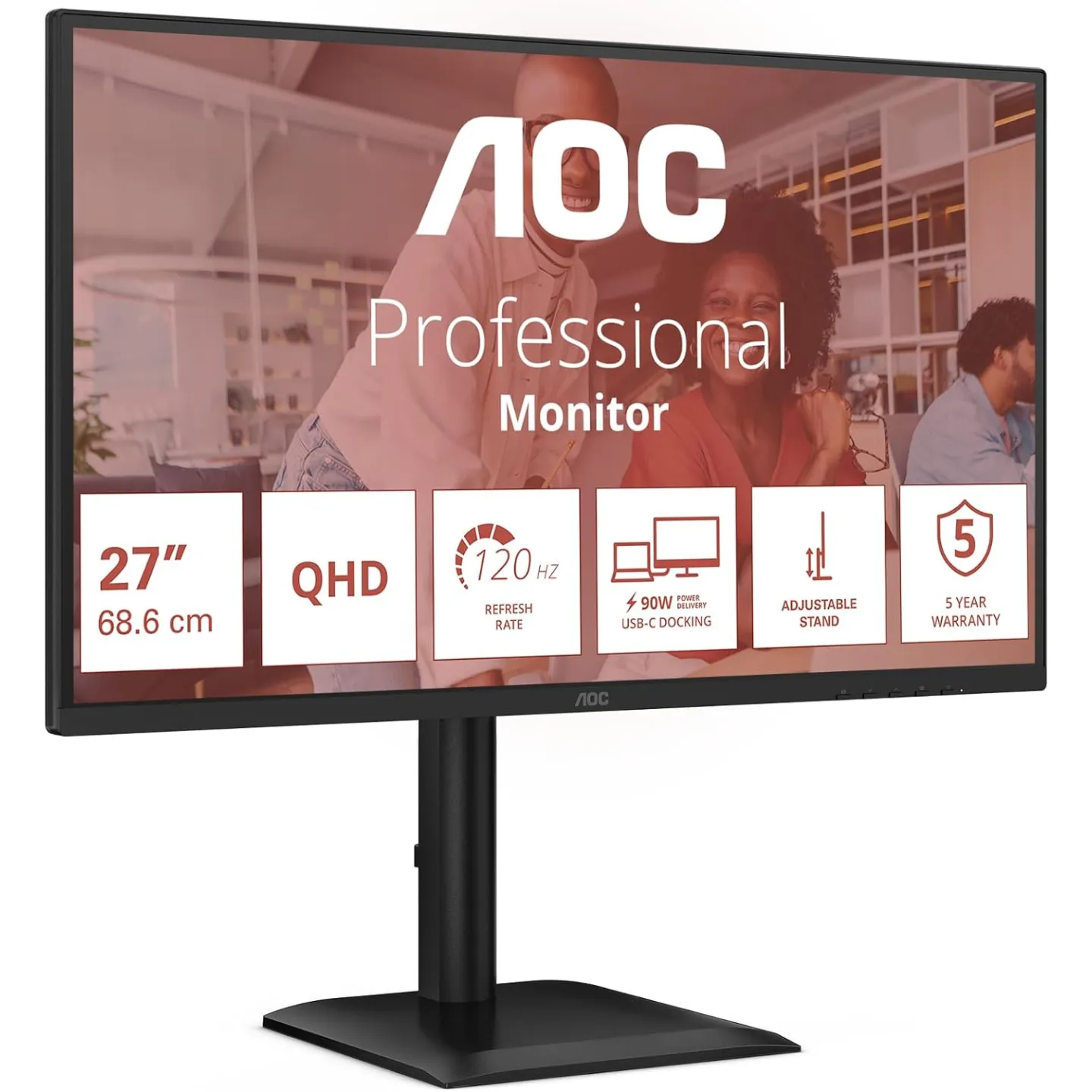 Monitor AOC 27'' IPS 120Hz Full HD Wide Frameless Q27E4U