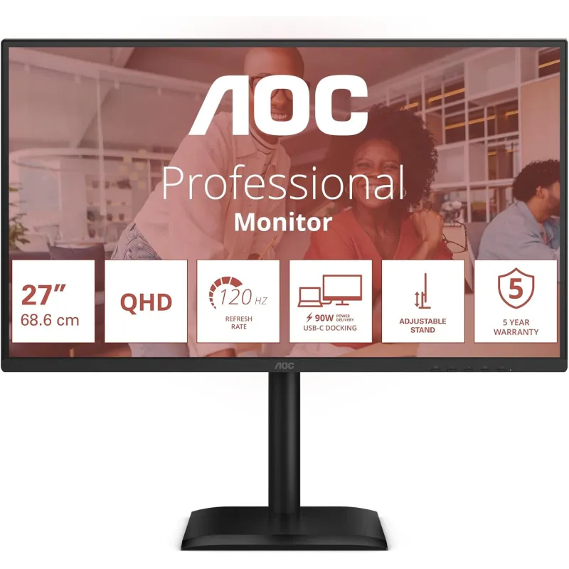 Monitor AOC 27'' IPS 120Hz Full HD Wide Frameless Q27E4U