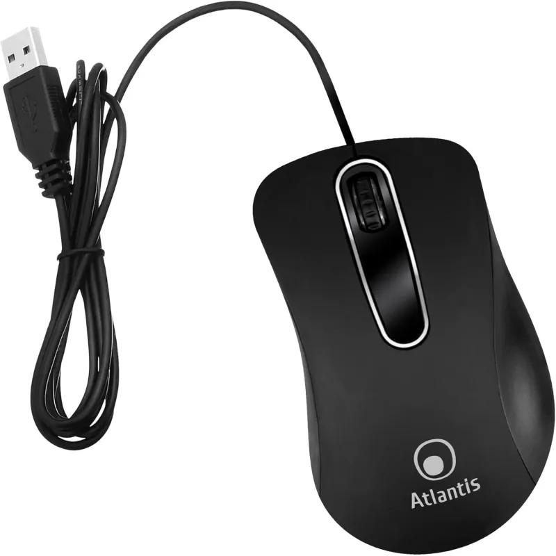Mouse USB Atlantis P009 Optistar USB OTTICO
