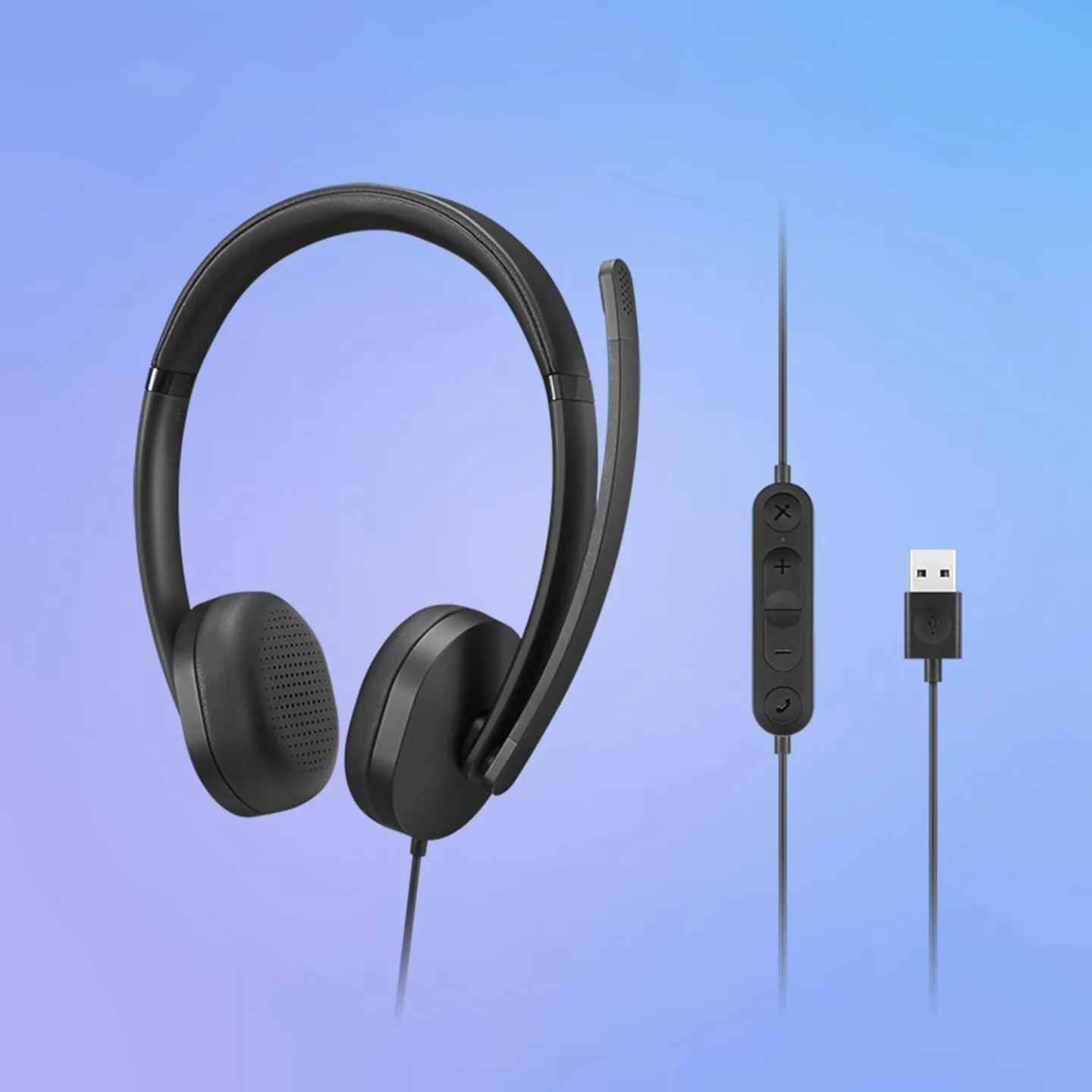 Cuffie con Microfono Lenovo Gen 2 Headset con Cavo USB
