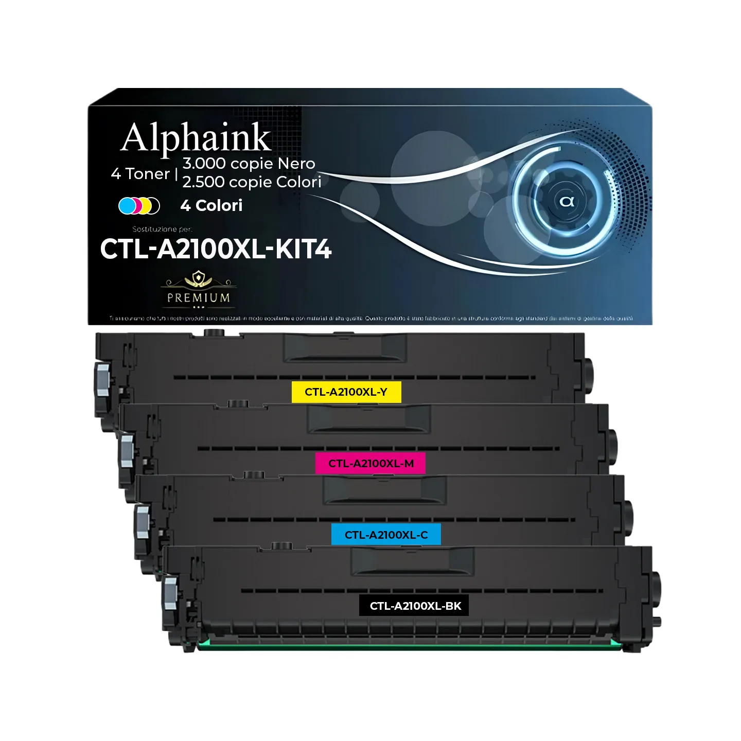 BUNDLE ALL INCLUSIVE Pantum CM2100ADW Multifunzione a Colori