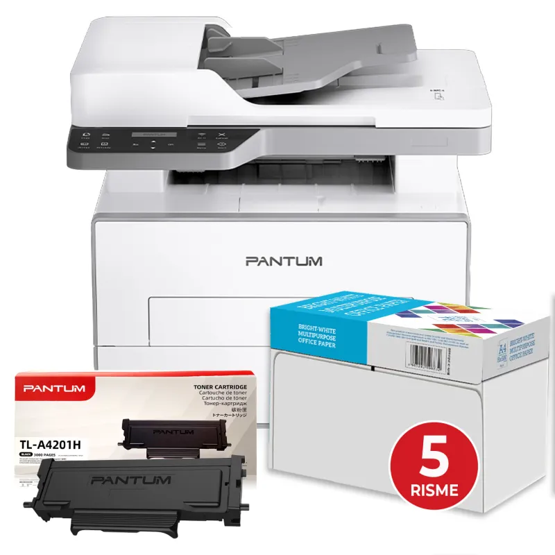 Bundle ALL INCLUSIVE Pantum BM4240ADW Toner Originale + Carta A4