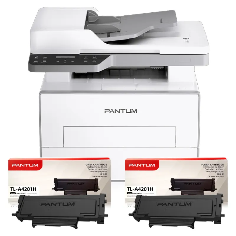 Bundle di 2 Toner Originali Pantum TL-A4201H e Stampante BM4240ADW
