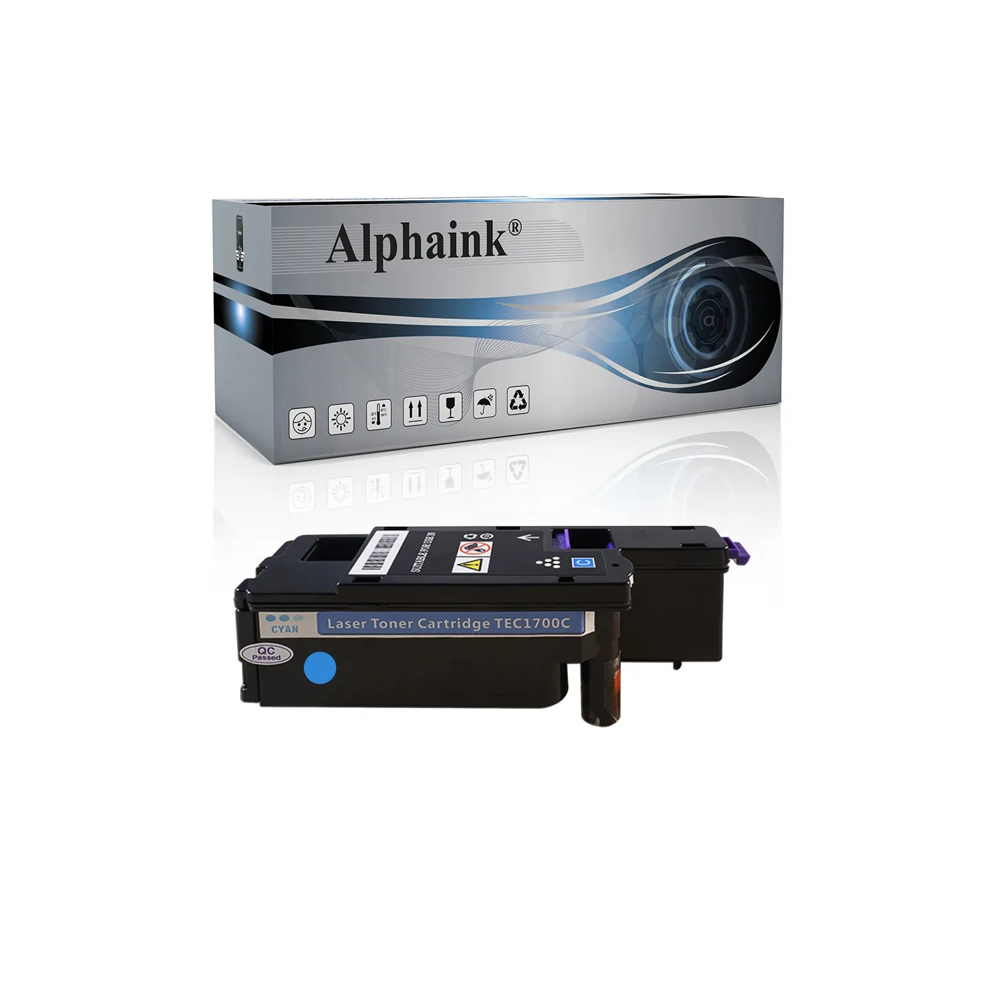Toner compatibile per EPSON C1700C | Alphaink - Qualità e Risparmio
