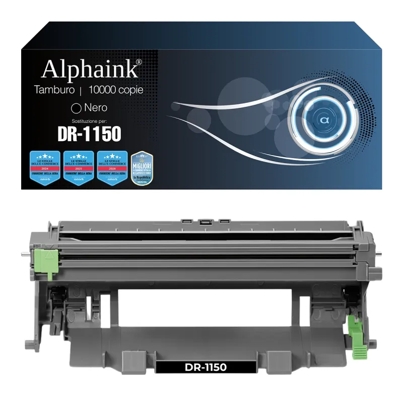 Tamburo Compatibile per Brother DR-1150 Nero Alphaink