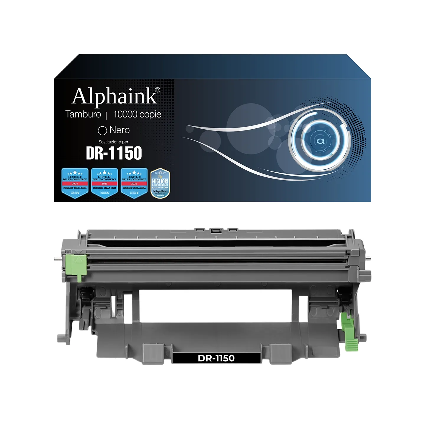 Tamburo Compatibile per Brother DR-1150 Nero Alphaink