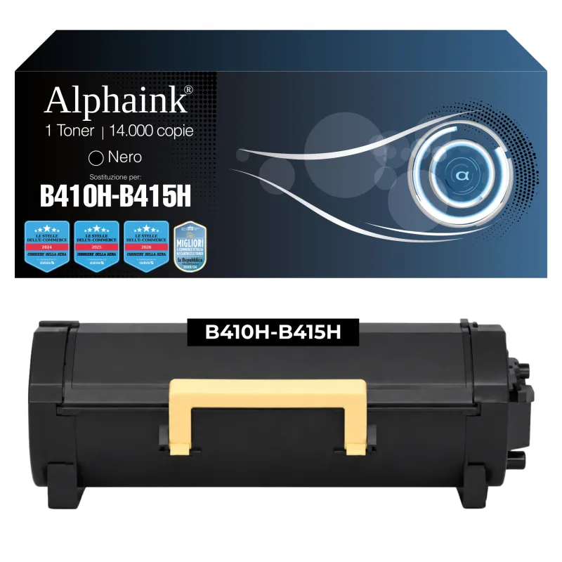 Toner B410H-B415H compatibile Xerox 006R04726 Con Chip - 14.000 copie