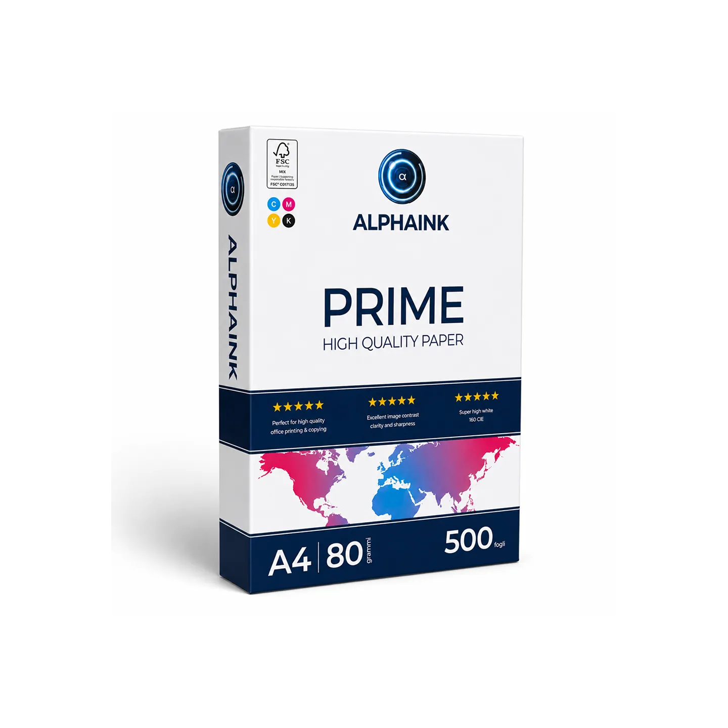 Risma di Carta A4 80 gr Alphaink Prime