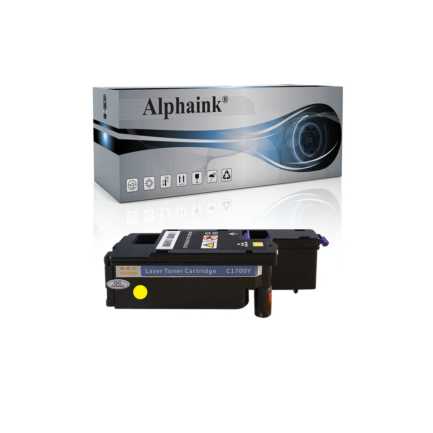 Toner compatibile per EPSON C1700Y | Alphaink - Qualità e Risparmio