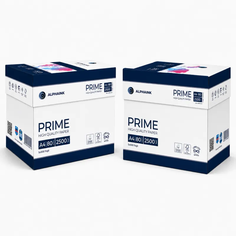 Pacco da 10 Risme Carta A4 80 gr Alphaink Prime