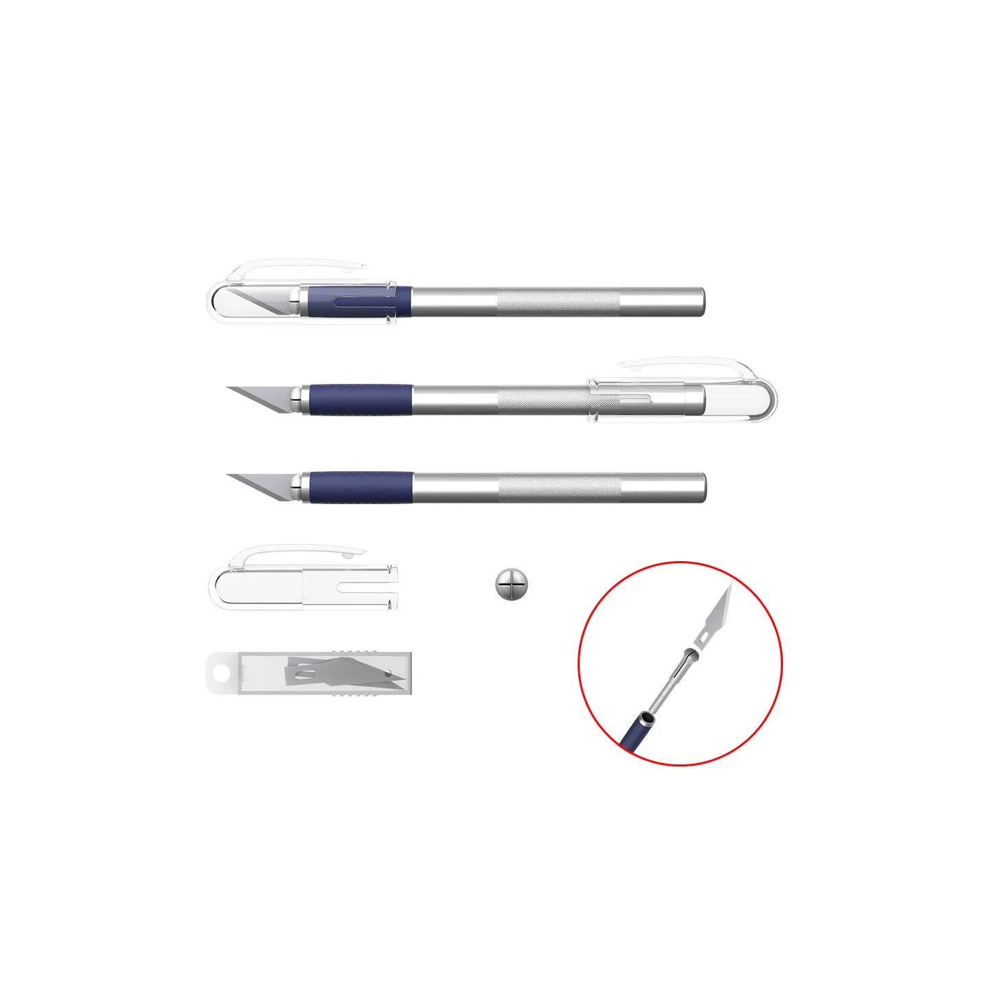 Taglierino di precisione ErichKrause Ferro con 2 lame incluse
