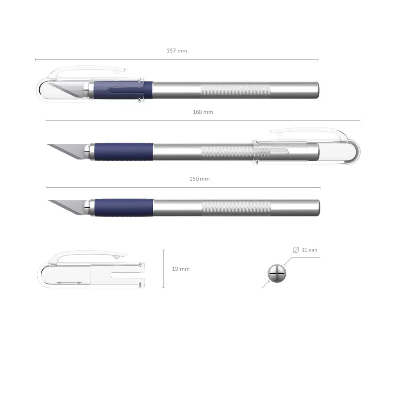 Taglierino di precisione ErichKrause Ferro con 2 lame incluse