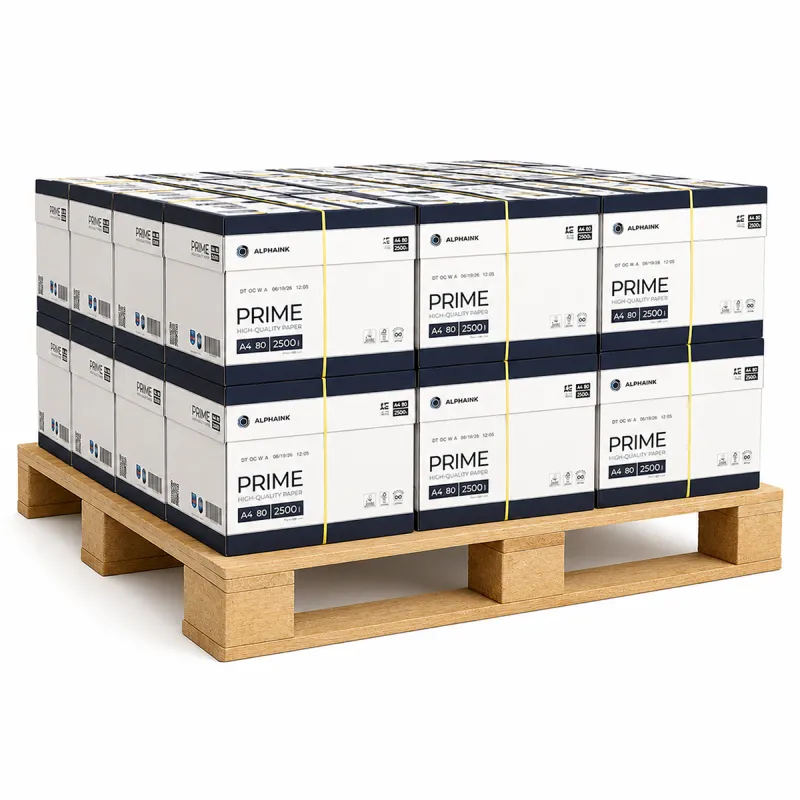 Bancale da 120 Risme Carta A4 80 gr Alphaink Prime