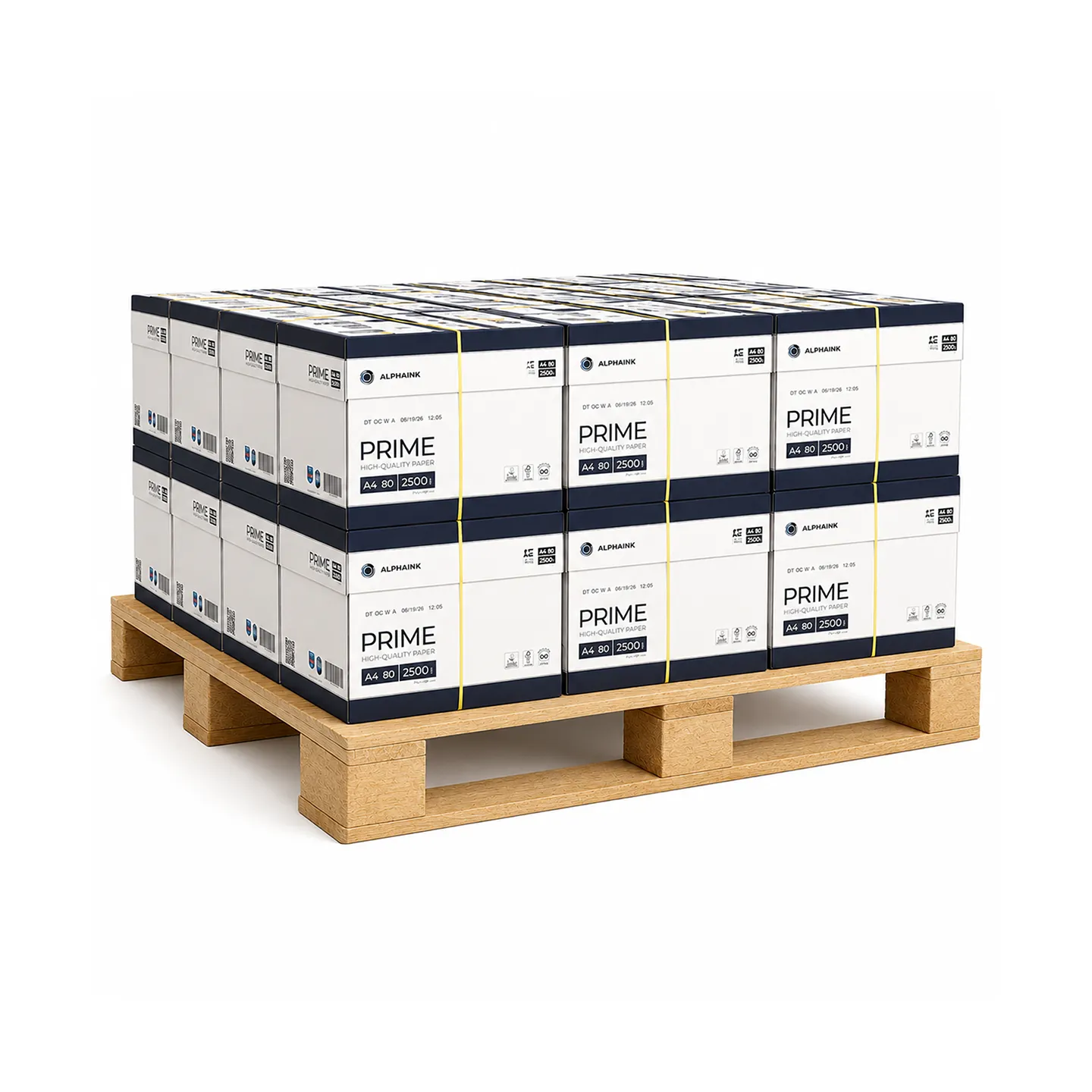 Bancale da 120 Risme Carta A4 80 gr Alphaink Prime