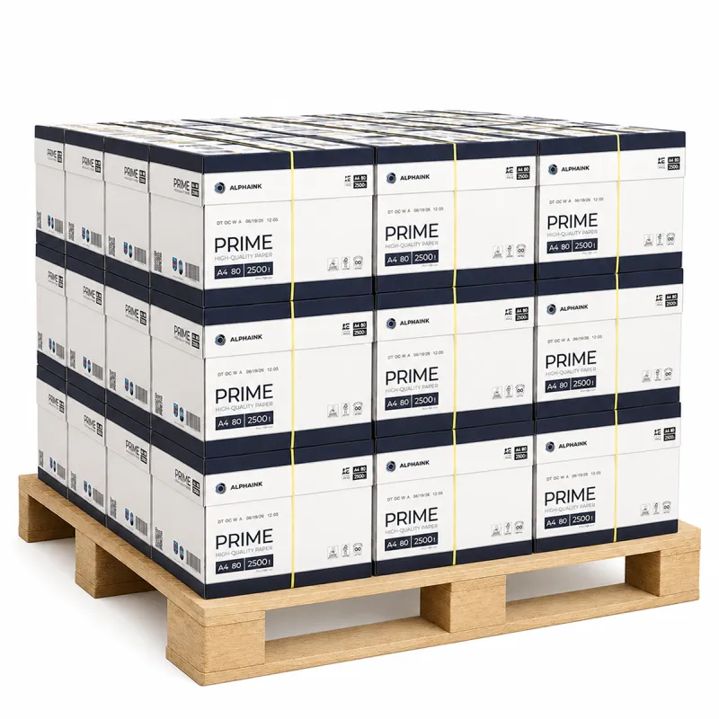 Bancale da 180 Risme Carta A4 80 gr Alphaink Prime