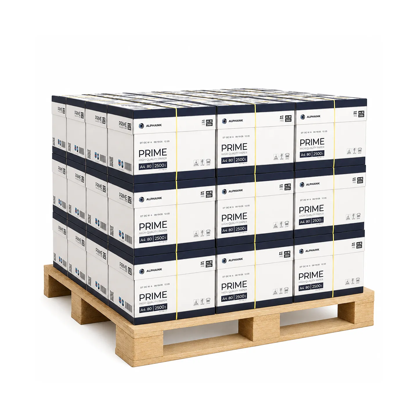 Bancale da 180 Risme Carta A4 80 gr Alphaink Prime