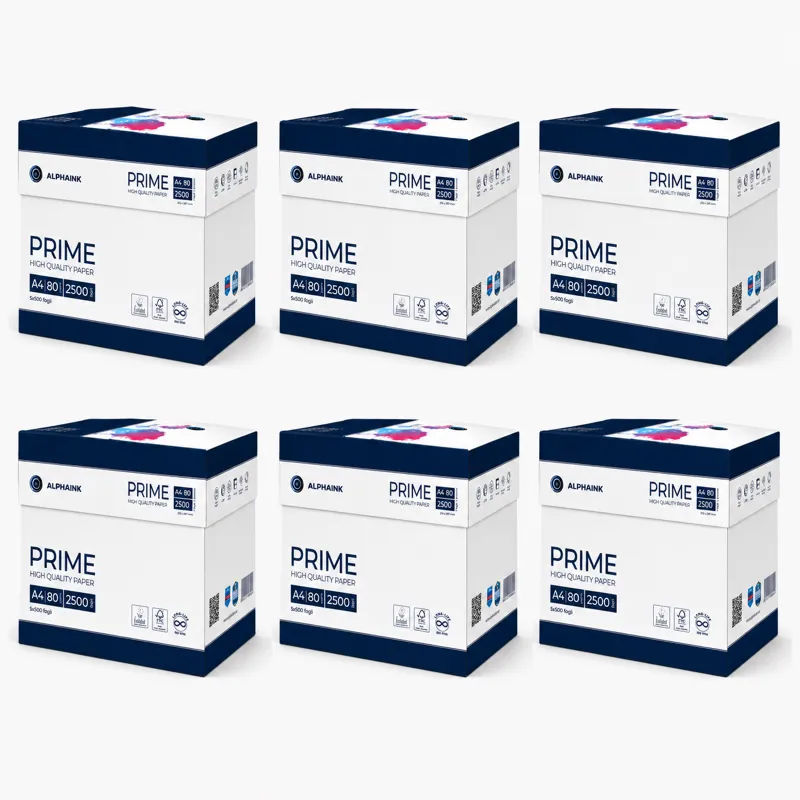 Pacco da 30 Risme Carta A4 80 gr Alphaink Prime