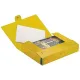 Esselte C28 EUROBOX Cartella per Progetti - Dorso 8 cm - Giallo