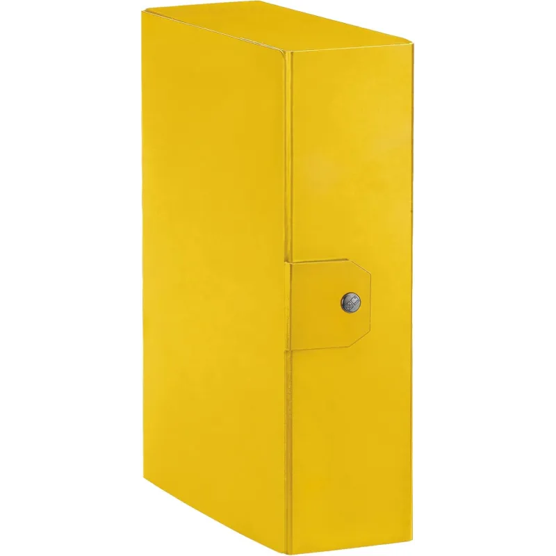 Esselte C30 EUROBOX Cartella per Progetti - Dorso 10 cm - Giallo