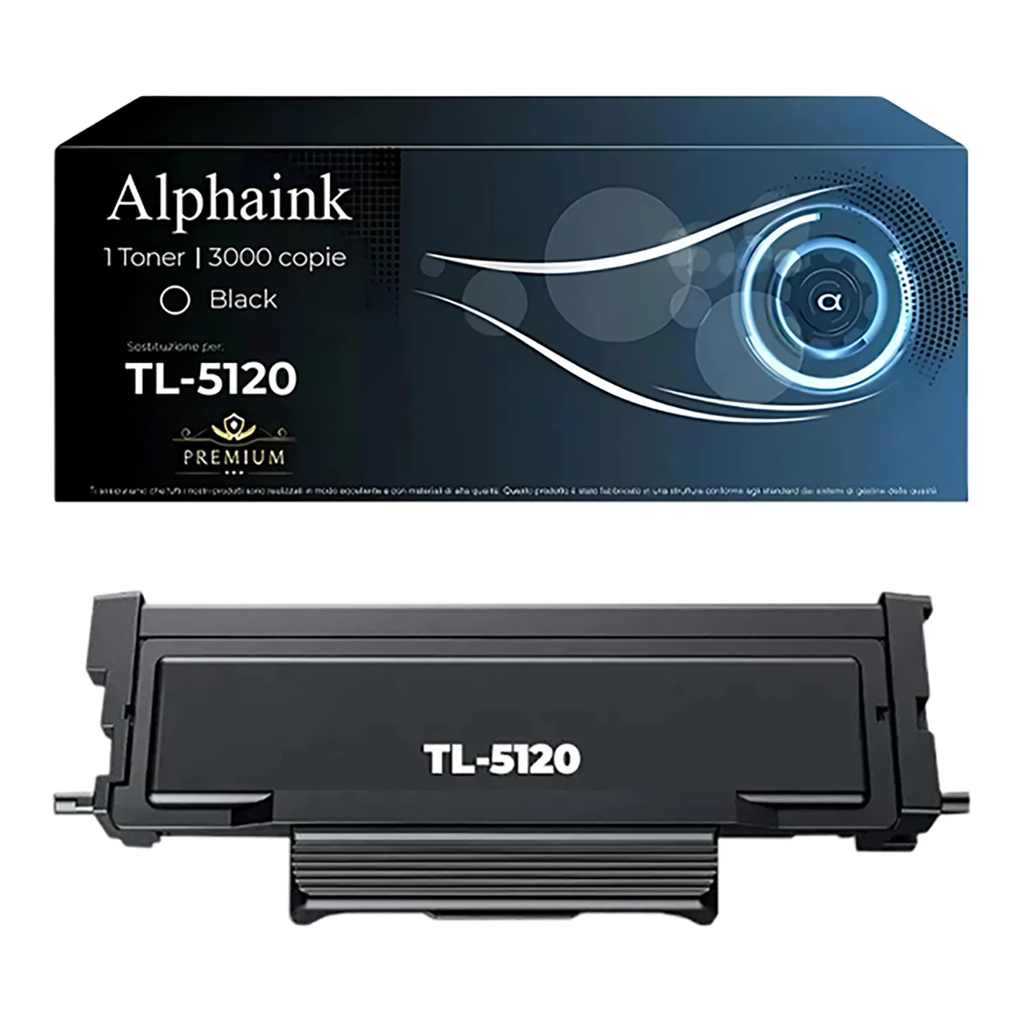 Toner TL-5120 Nero Alphaink Compatibile per Pantum