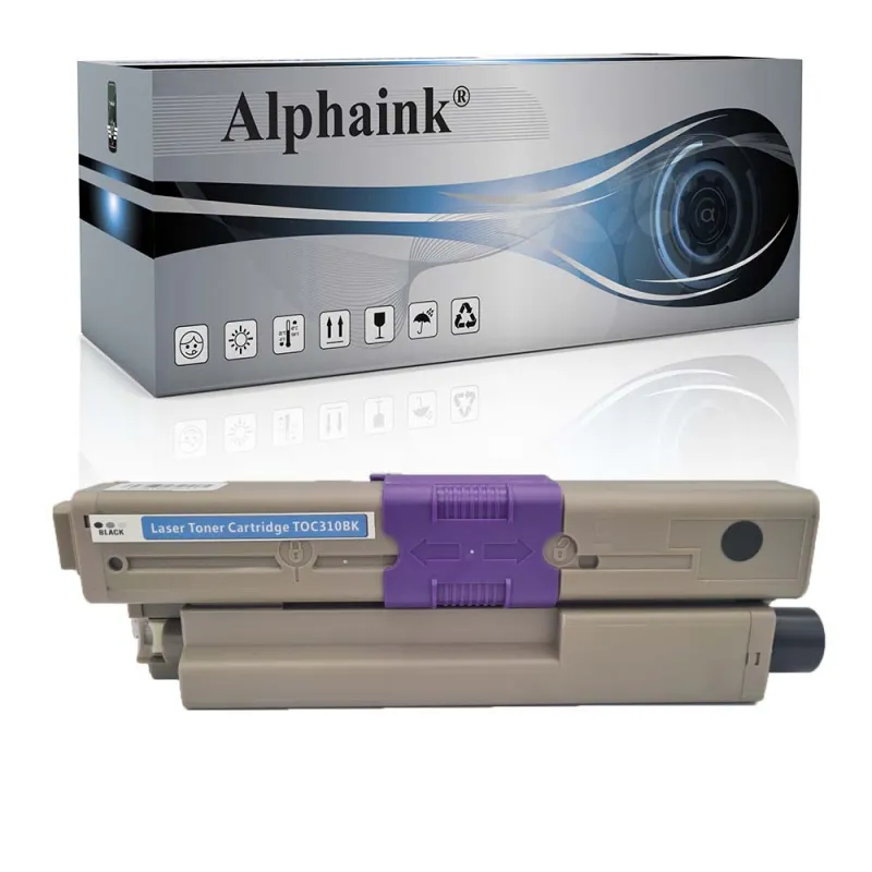 Toner compatibile per OKI SYSTEM OKIC310BK | Alphaink - Qualità e Risparmio