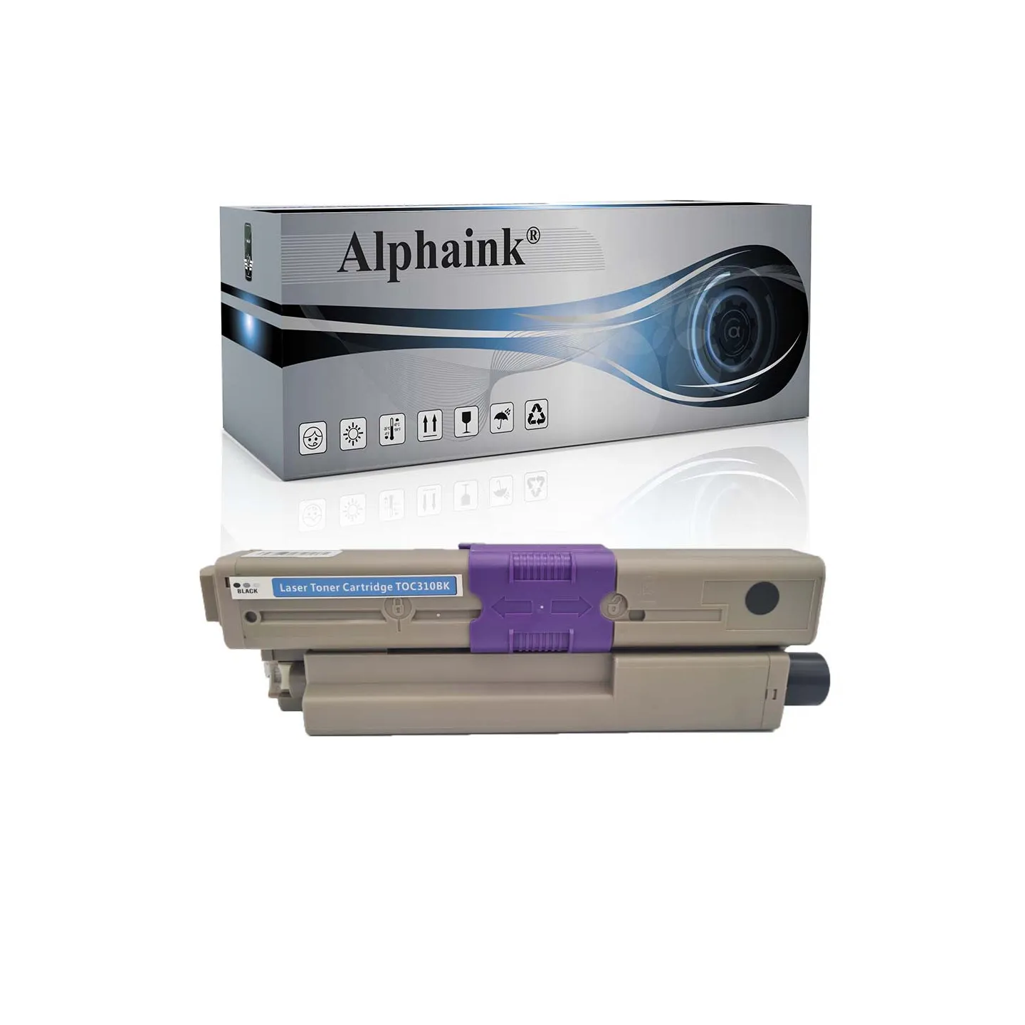 Toner compatibile per OKI SYSTEM OKIC310BK | Alphaink - Qualità e Risparmio