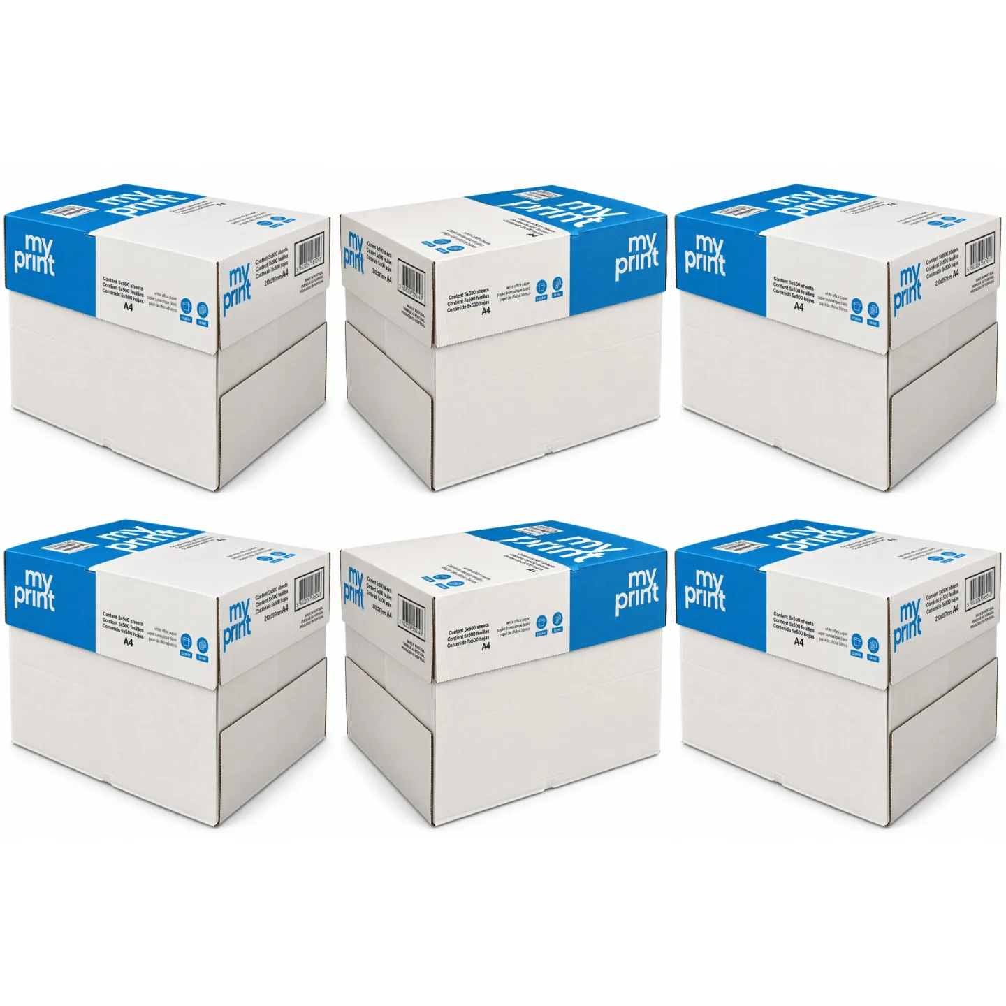 Pacco da 30 Risme Carta A4 My Print Navigator 75 gr - 15.000 Fogli