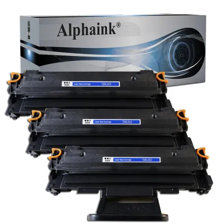 Kit 3 Toner ML2010D3 Nero Compatibili per Samsung | Alphaink