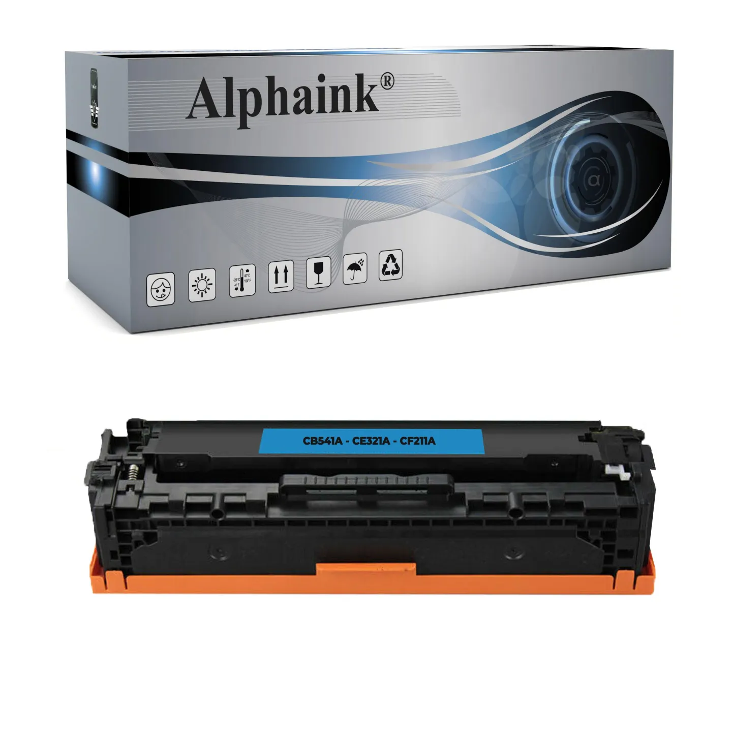 Toner rigenerato da originale CANON CB541A | Alphaink - Qualità e Risparmio