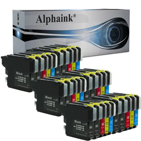 Offerta Kit 30 Cartucce Brother LC-985 Nero + Colore