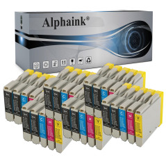 Kit 30 Cartucce Brother LC-1000 nero + colore compatibile