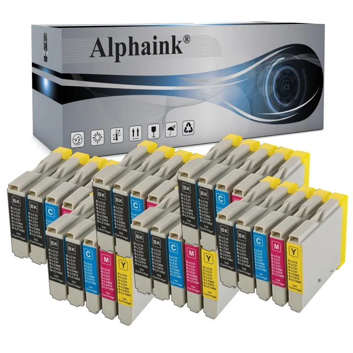 Kit 30 Cartucce Brother LC-1000 nero + colore compatibile