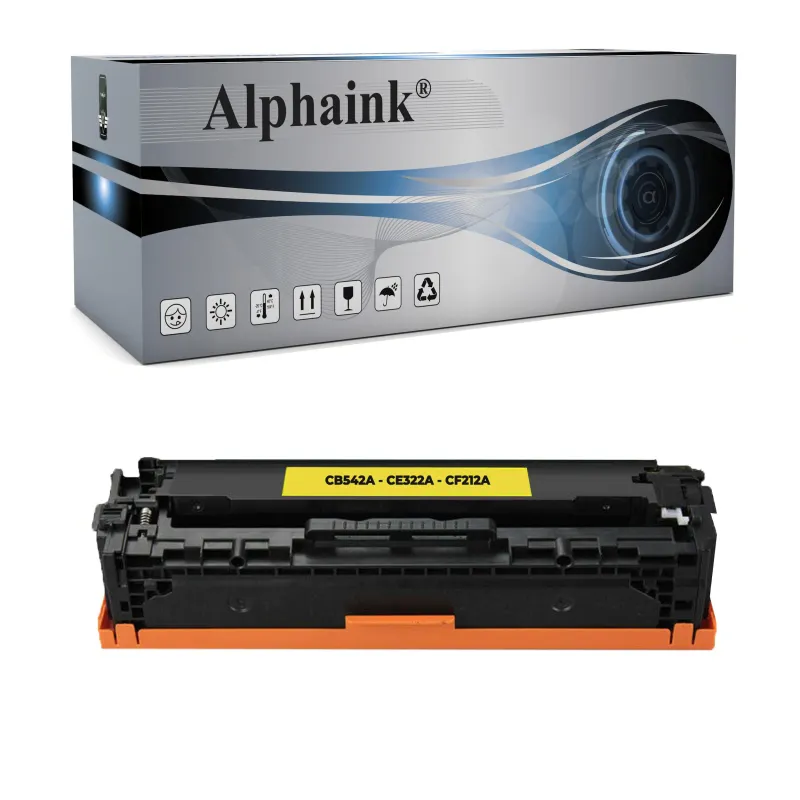 Toner rigenerato da originale CANON CB542A | Alphaink - Qualità e Risparmio