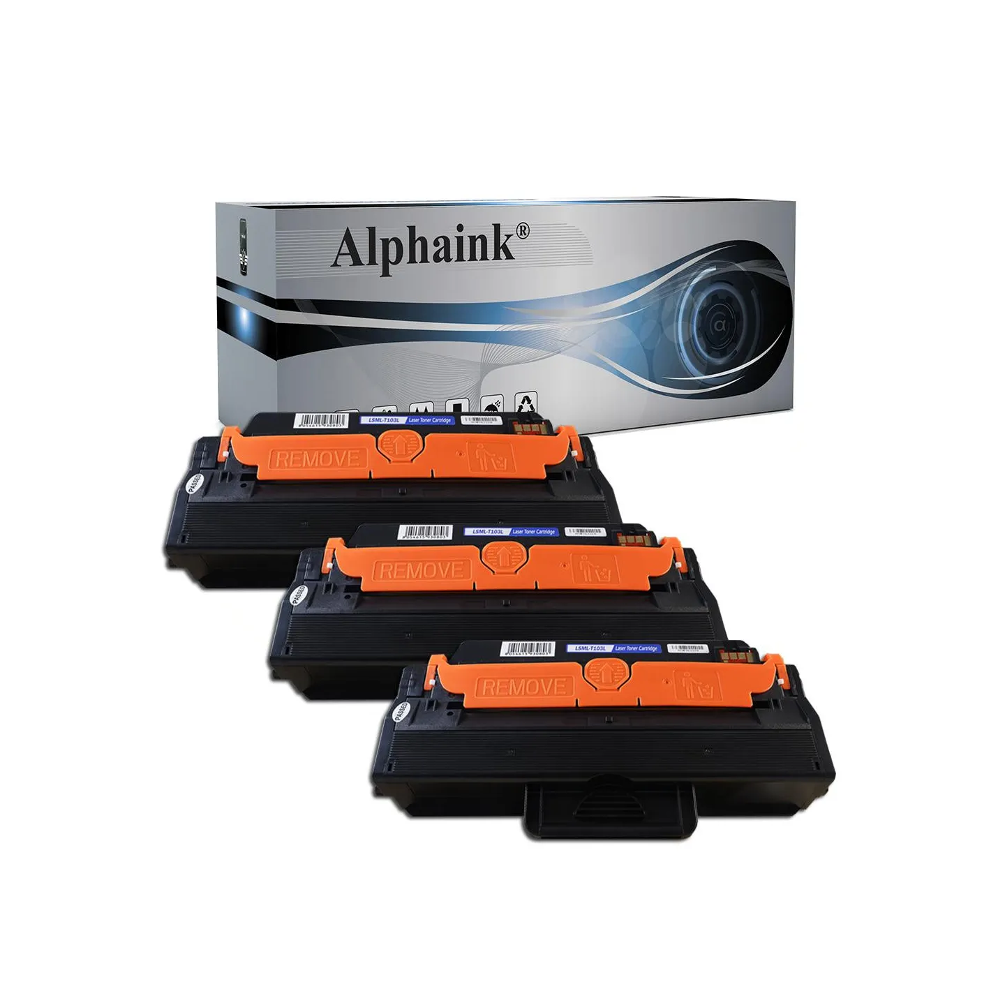 Kit 3 Toner MLT-D103L Nero Compatibili per Samsung | Alphaink