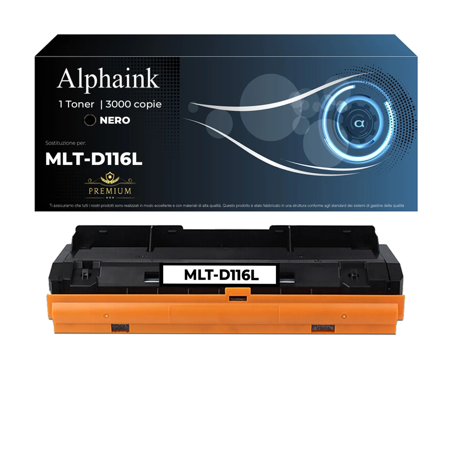 Toner MLT-D116L SU828A Compatibile per Samsung Nero | Alphaink