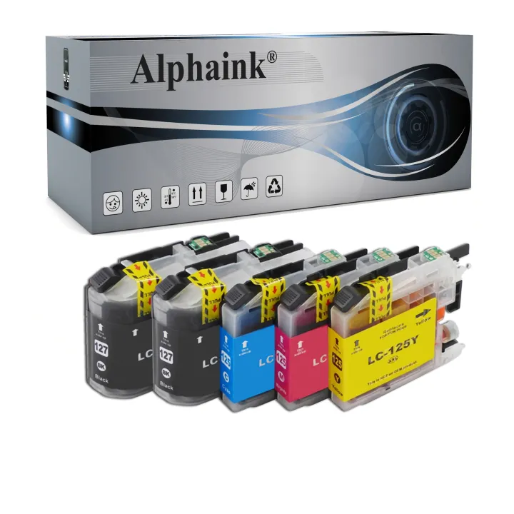 Kit 5 Cartucce Brother LC-127XL  Nero + Colore